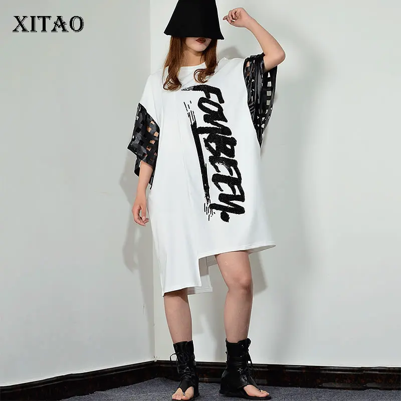 XITAO Irregular Print Letter Hollow Out Hole Summer Dress Women Pullover O Neck Patchwork Temperament Korea Fashion XJ1400
XITAO Irregular Print Letter Hollow Out Hole Summer Dress Women Pullover O Neck Patchwork Temperament Korea Fashion XJ1400