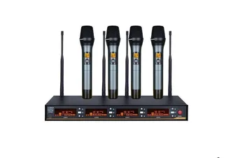 4 Channels UHF Wireless Microphone with Four Beige Mini Headset draadloze microfoon professionele
4 Channels UHF Wireless Microphone with Four Beige Mini Headset draadloze microfoon professionele