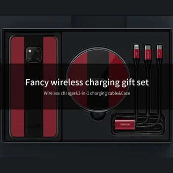 NILLKIN Fancy Fast Wireless Charger Gift Set for Huawei Mate 20 Pro 3 in 1 Charging Cable & Phone Cases For Huawei Mate 20 Pro
NILLKIN Fancy Fast Wireless Charger Gift Set for Huawei Mate 20 Pro 3 in 1 Charging Cable & Phone Cases For Huawei Mate 20 Pro