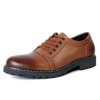 Fashion Round Toe Lace Up Mens Tooling Shoes British Style High Quality Genuine Leather Business Casual Mens Shoes
Fashion Round Toe Lace Up Mens Tooling Shoes British Style High Quality Genuine Leather Business Casual Mens Shoes