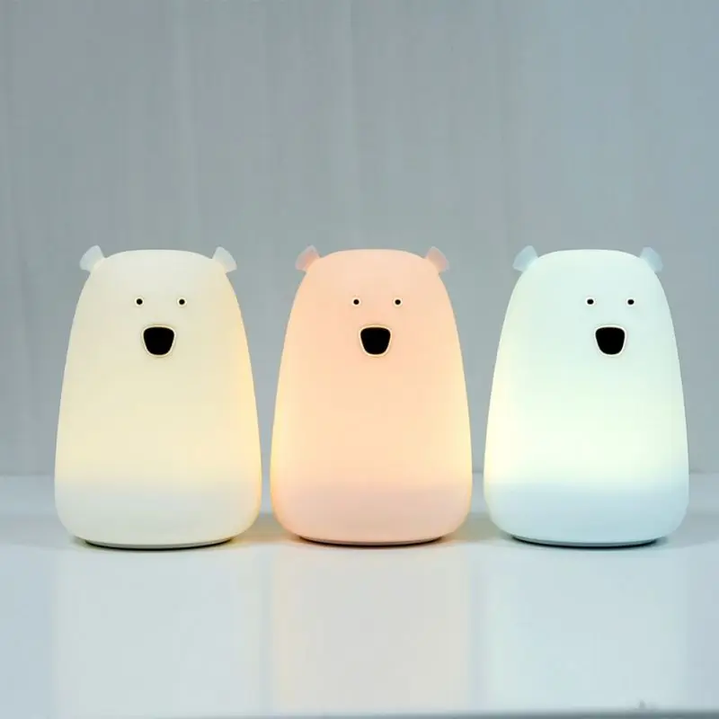 Drop Shipping Light Children Animal Bedside Lamp Bear Lights USB Soft Cartoon Baby Nursery Lamp Breathing LED Light pro
Drop Shipping Light Children Animal Bedside Lamp Bear Lights USB Soft Cartoon Baby Nursery Lamp Breathing LED Light pro