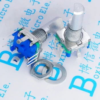 Axial Shaft 20MM EC11 With Switch Rotary Encoder / Coding Switch / Stereo Digital Potentiometer
Axial Shaft 20MM EC11 With Switch Rotary Encoder / Coding Switch / Stereo Digital Potentiometer