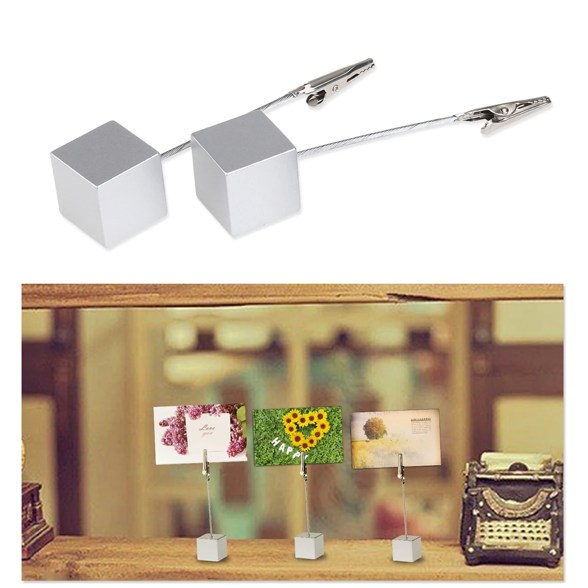 10pcs Cube Base Memo Photo Holder Card Paper Note Clip standing place card holder,for Paper Decoration Photo Free shipping
10pcs Cube Base Memo Photo Holder Card Paper Note Clip standing place card holder,for Paper Decoration Photo Free shipping