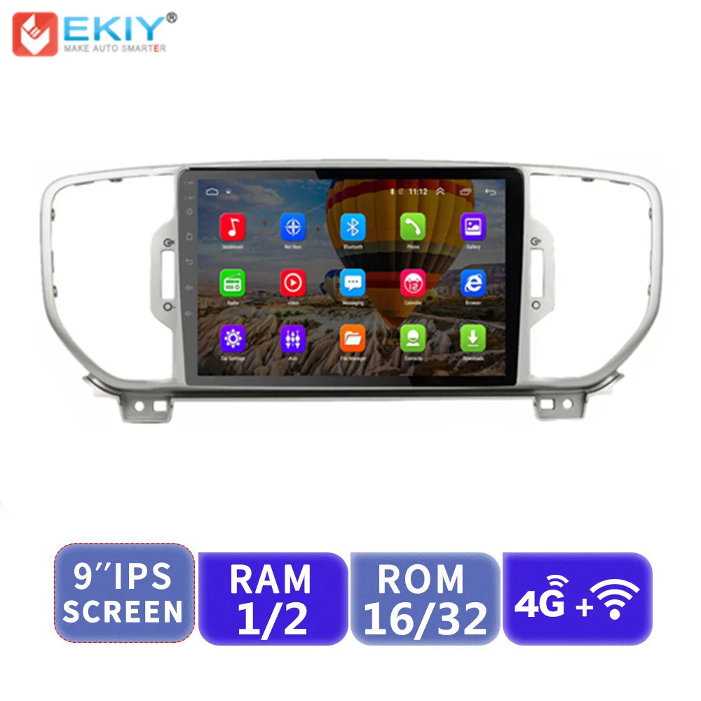 EKIY 9'' IPS Android No 2 Din Car Multimedia Player AutoRadio Stereo For Kia Sportage KX5 2016-2018 GPS Navigation with4G Modem
EKIY 9'' IPS Android No 2 Din Car Multimedia Player AutoRadio Stereo For Kia Sportage KX5 2016-2018 GPS Navigation with4G Modem