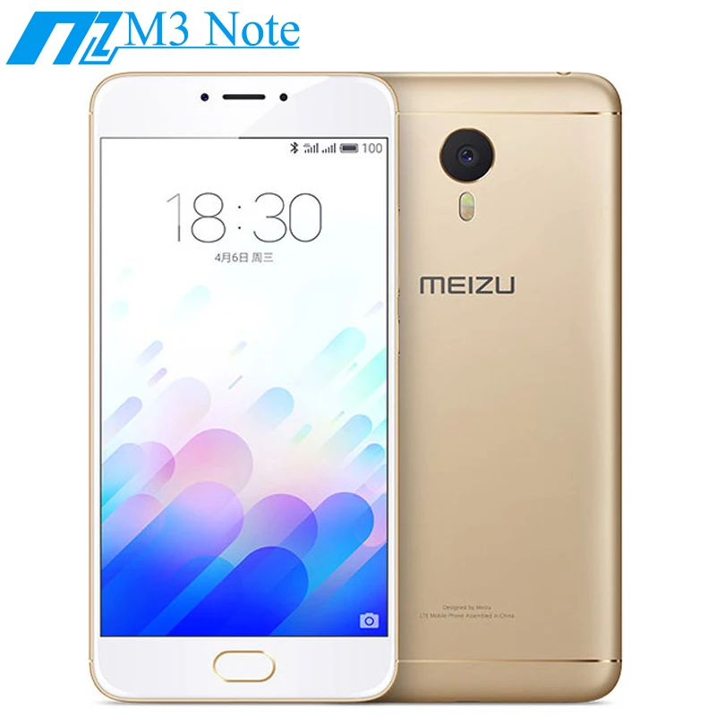 

Original Meizu M3 Note 2GB 16GB Global firmware 4G LTE cell Phone Android MTK Helio P10 Octa Core 5.5" 1080P 4100mAh Fingerprint