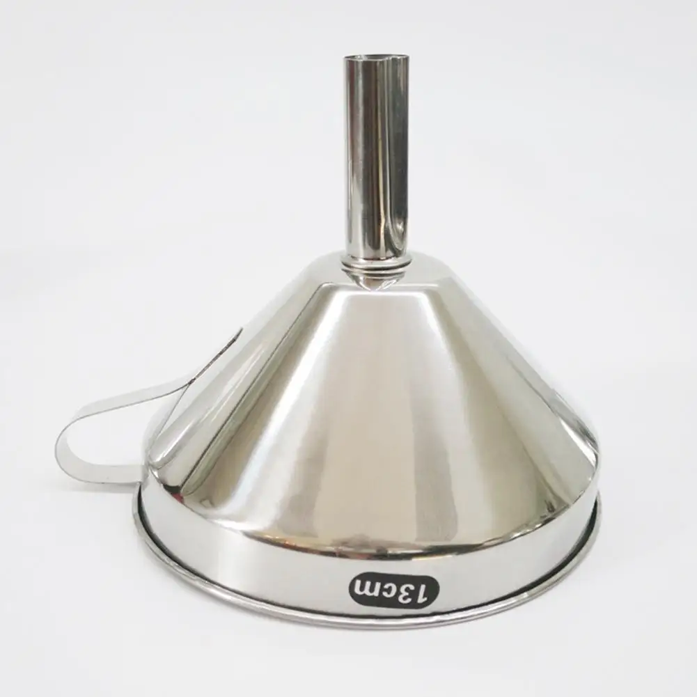 

Stainless Steel Cone Funnel Pour Oil Wine Liquid Hopper Kitchen Home Tool 11/13/15cm Kitchen Tools & Gadgets Durable Funnel！