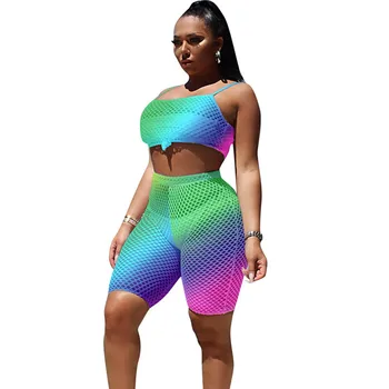 Fishnet Mesh Sheer 2 Piece Sets Women Summer Beach Outfits Tie Up Crop Top Biker Shorts Sweat Suits Sexy Club Wear Two Piece Set
Fishnet Mesh Sheer 2 Piece Sets Women Summer Beach Outfits Tie Up Crop Top Biker Shorts Sweat Suits Sexy Club Wear Two Piece Set