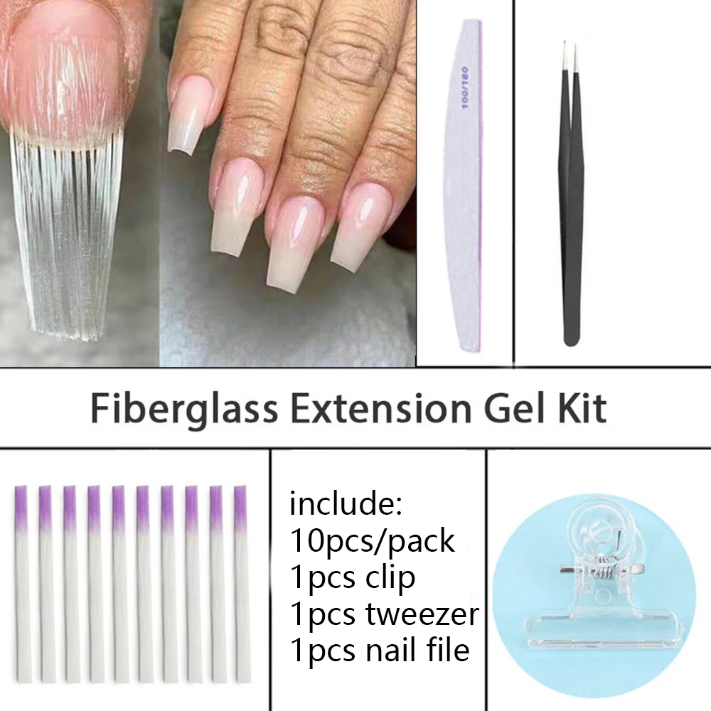 4pcs/set Fiberglass Nail Extension Glass Fibernails Fiber Set Nail Form Acrylic Tips False Nail Manicure Salon Tool Set 2019
4pcs/set Fiberglass Nail Extension Glass Fibernails Fiber Set Nail Form Acrylic Tips False Nail Manicure Salon Tool Set 2019