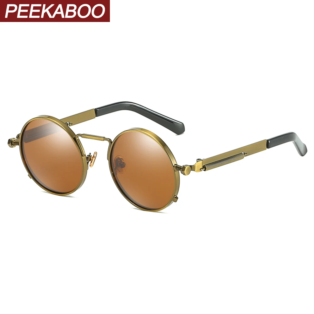 Peekaboo women round steampunk sunglasses men polarized retro unisex 2019 round sun glasses for men polarized gold metal frame
Peekaboo women round steampunk sunglasses men polarized retro unisex 2019 round sun glasses for men polarized gold metal frame