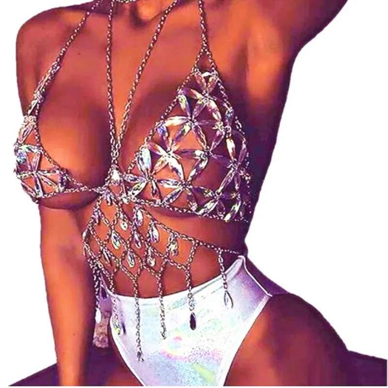Rhinestone Body Chain Women 2019 waist belt chain top bra Harness Summer Bikini water drop bodychain Summer Festival Jewelry
Rhinestone Body Chain Women 2019 waist belt chain top bra Harness Summer Bikini water drop bodychain Summer Festival Jewelry