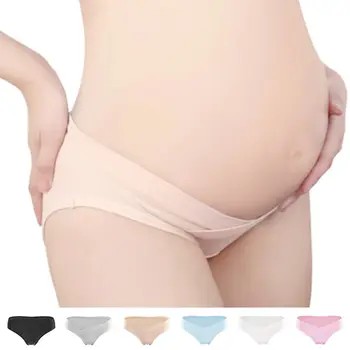 Soft Cotton Belly Support Panties for Pregnant Women Maternity Underwear Breathable V-Shaped Low Waist Panty size M L XL XXL 
Soft Cotton Belly Support Panties for Pregnant Women Maternity Underwear Breathable V-Shaped Low Waist Panty size M L XL XXL