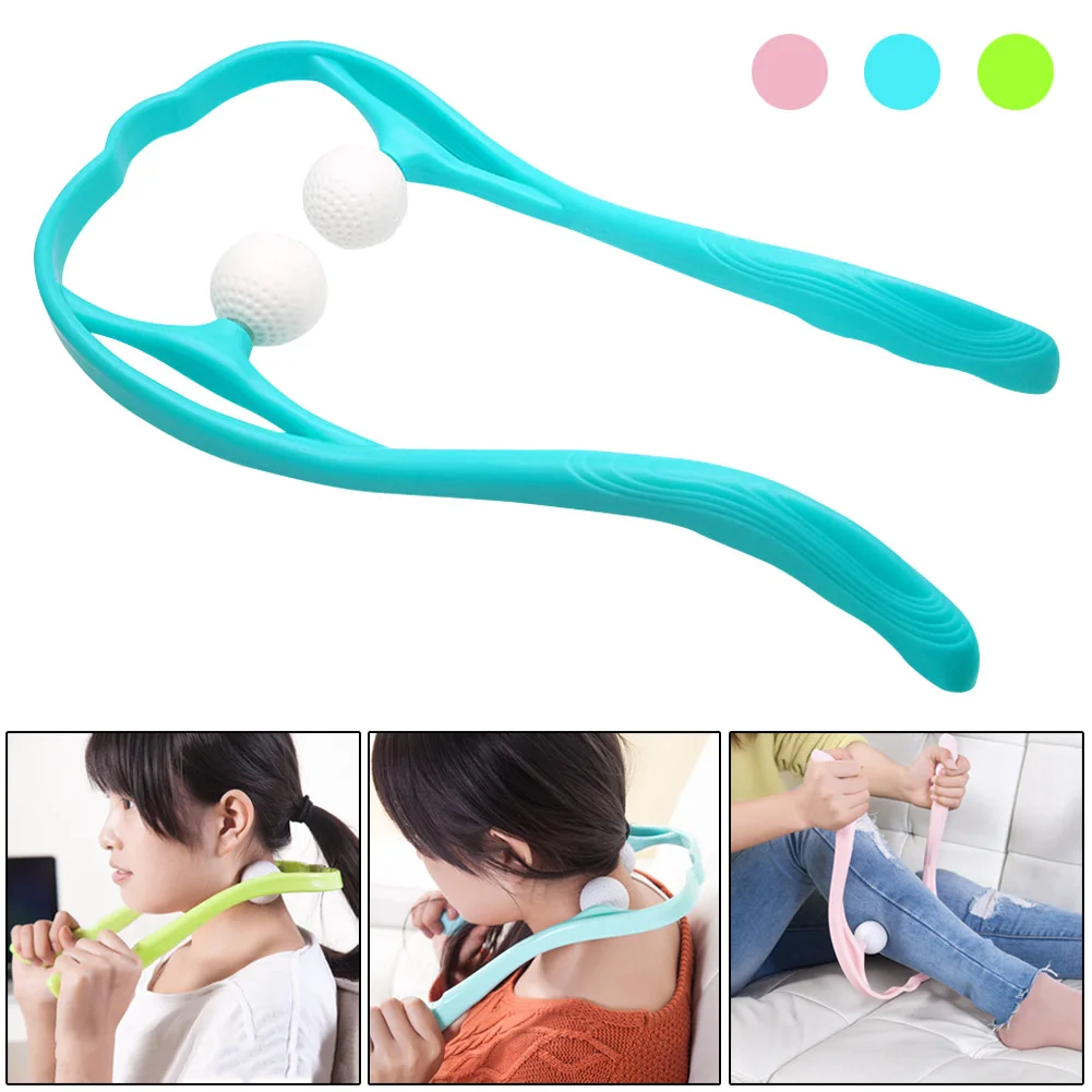 Newly Plastic Pressure Point Therapy Neck Massager Relieve Pain Shoulder Dual Trigger Massage jlrd 2018
Newly Plastic Pressure Point Therapy Neck Massager Relieve Pain Shoulder Dual Trigger Massage jlrd 2018