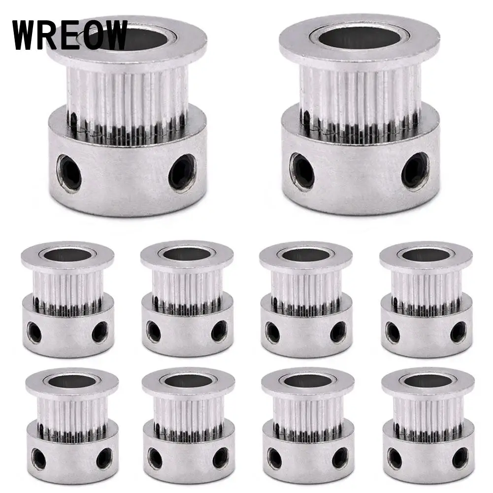 10pcs 16 Teeth 2GT Timing Pulley Bore 5mm 2GT Timing Belt 3D Printer Parts 16T GT2 Pulley Tool Accessories With 2pcs M3 keyhole
10pcs 16 Teeth 2GT Timing Pulley Bore 5mm 2GT Timing Belt 3D Printer Parts 16T GT2 Pulley Tool Accessories With 2pcs M3 keyhole