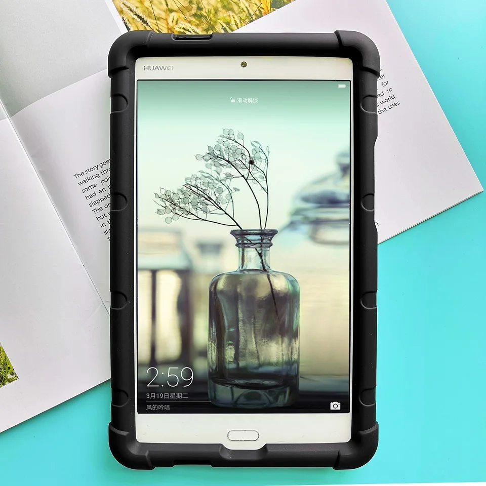 Cover for Huawei MediaPad M3 Lite 8.0 Bumper Kids Friendly CPN-W09 L09 AL00 Tablet Soft Silicone Rugged Case
Cover for Huawei MediaPad M3 Lite 8.0 Bumper Kids Friendly CPN-W09 L09 AL00 Tablet Soft Silicone Rugged Case