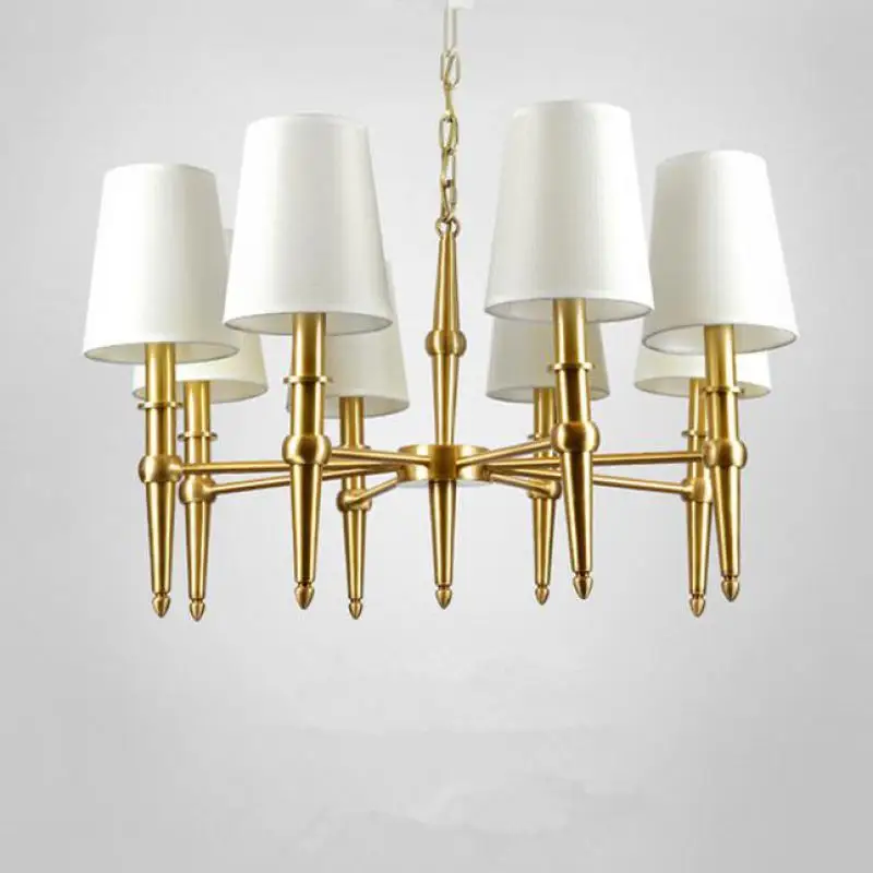 Gold luxury living room Chandeliers with light shade Pure copper art gallery lighting E14 Rustic dining chandelier led Lampada
Gold luxury living room Chandeliers with light shade Pure copper art gallery lighting E14 Rustic dining chandelier led Lampada