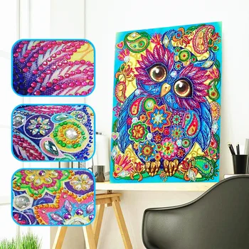 HUACAN Special Shape Diamond Painting 5d Owl Diamond Embroidery Animal Rhinestones Pictures Diamond Mosaic Partial 30x40cm
HUACAN Special Shape Diamond Painting 5d Owl Diamond Embroidery Animal Rhinestones Pictures Diamond Mosaic Partial 30x40cm