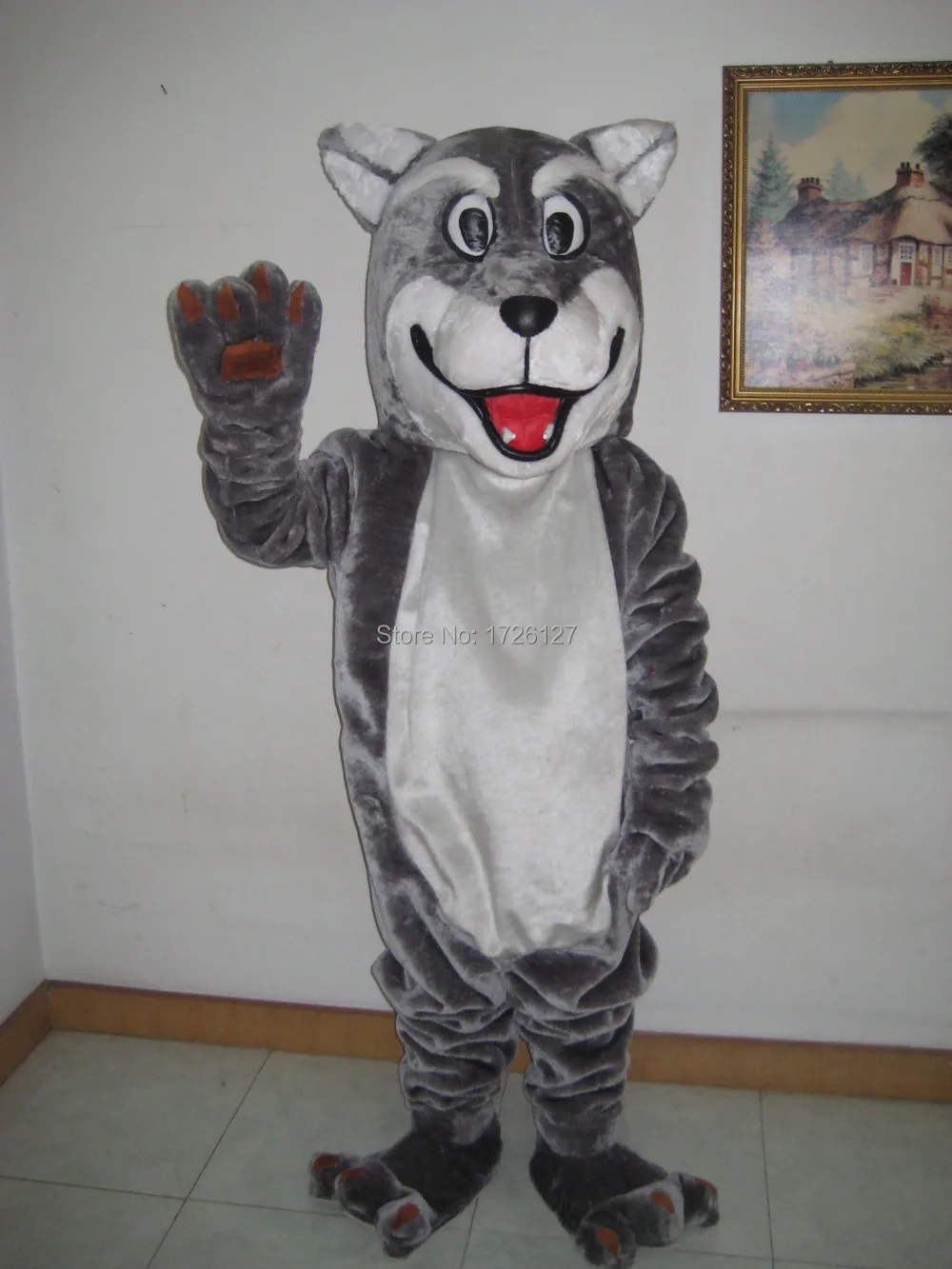 

grey wolf mascot Coyote werewolf costume custom fancy costume anime cosplay kit mascotte theme fancy dress carnival costume