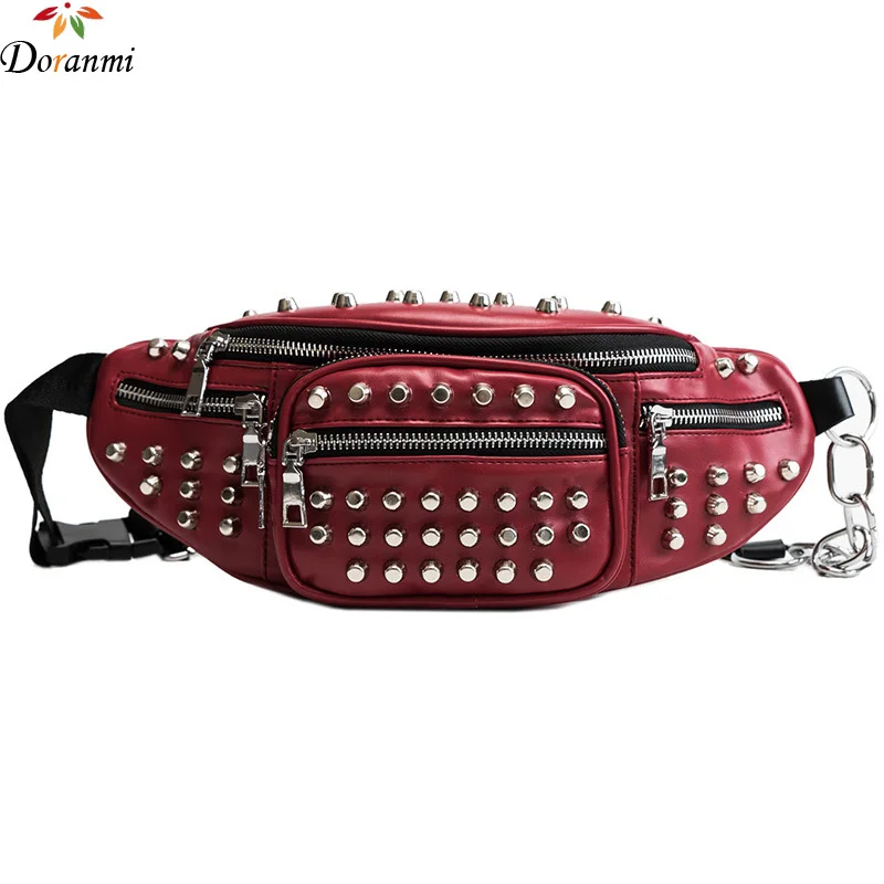 DORANMI Pink Style Leather Fanny Pack 2018 Hot Fashion Rivet Waist Pack Crossbody Belt Bags High Quality Waist Bag CBB025
DORANMI Pink Style Leather Fanny Pack 2018 Hot Fashion Rivet Waist Pack Crossbody Belt Bags High Quality Waist Bag CBB025