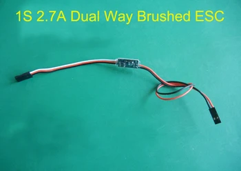 1PC RC Car 2.7A 1S Dual Way Brush ESC 3.3-6V Micro ESC Speed Controller Winch Reversing with Overheat/Out of Control Protection
1PC RC Car 2.7A 1S Dual Way Brush ESC 3.3-6V Micro ESC Speed Controller Winch Reversing with Overheat/Out of Control Protection