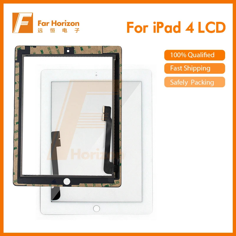 Wholesale 10 PCS/Lot Tablet Touch Panel for iPad 4 of Capacitive Touch Screen with 3M Sticker
Wholesale 10 PCS/Lot Tablet Touch Panel for iPad 4 of Capacitive Touch Screen with 3M Sticker