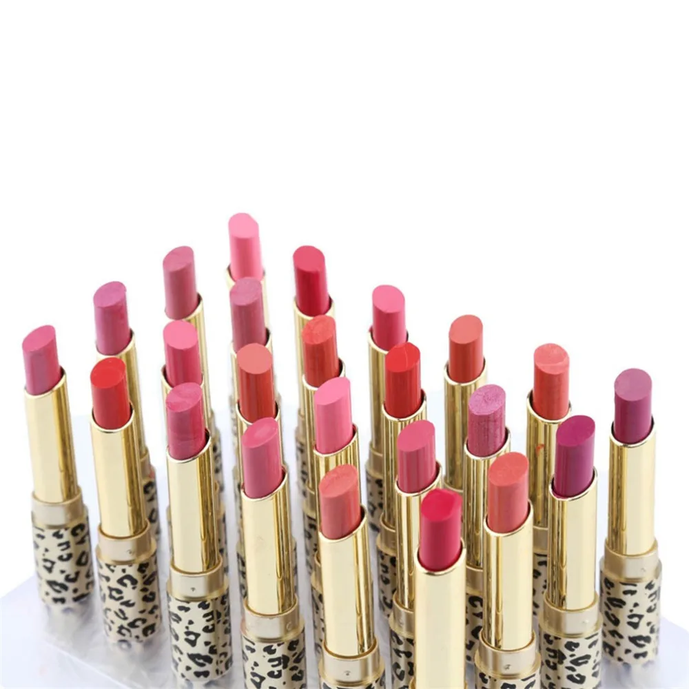 Leopard Pattern Lipstick Waterproof Glide Moisture beauty Protective Lip Stick Cosmetics 12 colors style Easy color durable top
Leopard Pattern Lipstick Waterproof Glide Moisture beauty Protective Lip Stick Cosmetics 12 colors style Easy color durable top