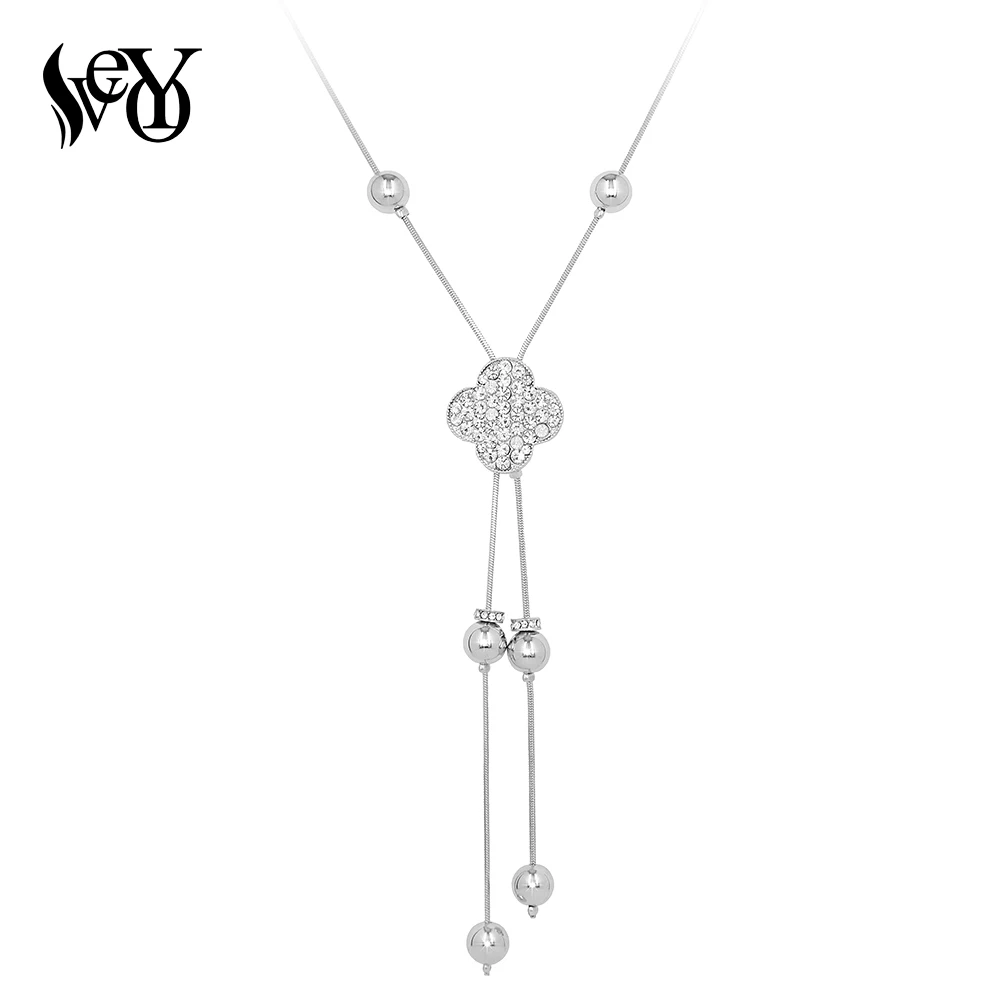 VEYO Pendant Necklaces for Woman Full of Rhinestone Necklace Classic Clover Pendant High Quality Zinc Alloy
VEYO Pendant Necklaces for Woman Full of Rhinestone Necklace Classic Clover Pendant High Quality Zinc Alloy