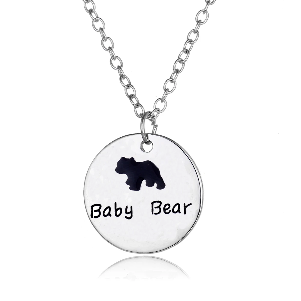 Семейный подарок для мамы милые медвежонки с мамой семьи детей ожерелье брелок