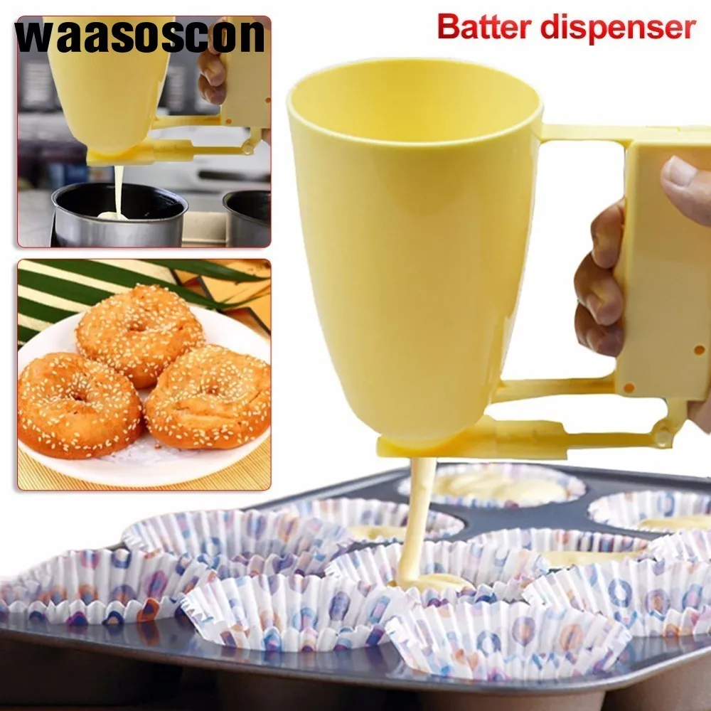 Pastry Batter Dispenser Cup Handle Cake Making Helper Meatball Maker Cupcake Muffin Waffles Cake Baking Tools Kitchenware Quick
Pastry Batter Dispenser Cup Handle Cake Making Helper Meatball Maker Cupcake Muffin Waffles Cake Baking Tools Kitchenware Quick