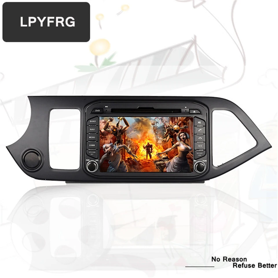 Мультимедийный плеер для KIA Morning/Picanto android 10 0 автомобильный DVD с GPS навигацией
