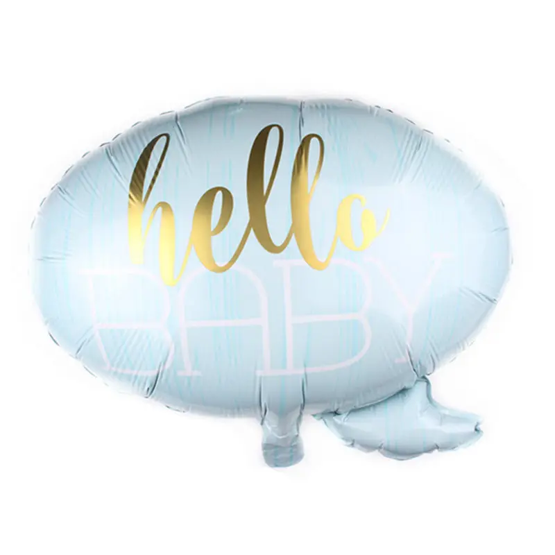 XXPWJ New hello baby dialog aluminum balloon baby birthday baby party decoration aluminum balloon G-128
XXPWJ New hello baby dialog aluminum balloon baby birthday baby party decoration aluminum balloon G-128