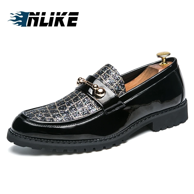INLIKE Men Pointed Toe Leather Shoes Slip On Male Fats Luxury Business Shoes Black Blue Loafers Oxfords
INLIKE Men Pointed Toe Leather Shoes Slip On Male Fats Luxury Business Shoes Black Blue Loafers Oxfords