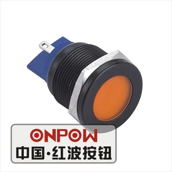 ONPOW 22mm Metal LED Waterproof Signal lamp, Black indicator lamp, indicator light (GQ22T-D/O/6V/A) CE,RoHS
ONPOW 22mm Metal LED Waterproof Signal lamp, Black indicator lamp, indicator light (GQ22T-D/O/6V/A) CE,RoHS