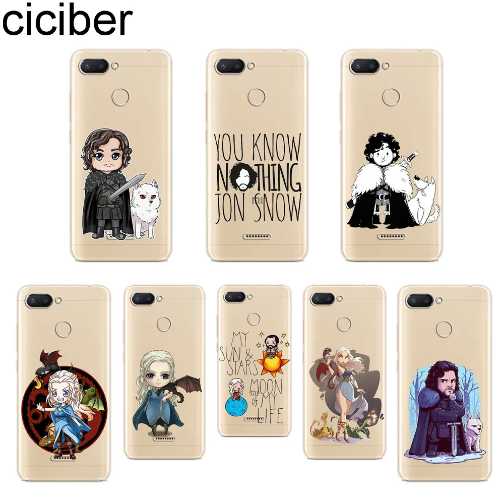 ciciber Game of Thrones for Xiaomi Redmi 6 5 4 3 A X S Pro Plus S2 Soft TPU Phone Cases for Redmi Note 7 6 5 4 3 X A Pro Cover
ciciber Game of Thrones for Xiaomi Redmi 6 5 4 3 A X S Pro Plus S2 Soft TPU Phone Cases for Redmi Note 7 6 5 4 3 X A Pro Cover