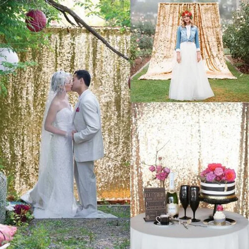 5m/10m 6 Colors Sparkly Sequin Embroidered Fabric Paillette Soft Netting Background Drop Wedding Party Venue Decorations
5m/10m 6 Colors Sparkly Sequin Embroidered Fabric Paillette Soft Netting Background Drop Wedding Party Venue Decorations