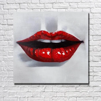 High Quality Free Shipping Handpainted Oil Painting On Canvas Sexy Lip Oil Painting Abstract Modern Canvas Wall Art no Framed
High Quality Free Shipping Handpainted Oil Painting On Canvas Sexy Lip Oil Painting Abstract Modern Canvas Wall Art no Framed