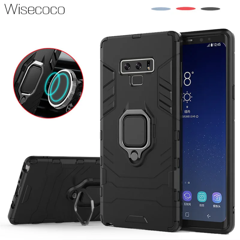 Shockproof Not 9 Case for Samsung Galaxy Note 9 Case Armor Ring Magnetic Car Phone Holder Mount Stand Hard Cover Funda Not9 Case
Shockproof Not 9 Case for Samsung Galaxy Note 9 Case Armor Ring Magnetic Car Phone Holder Mount Stand Hard Cover Funda Not9 Case