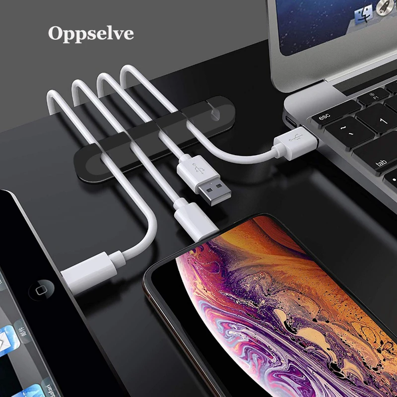 Oppselve Cable Organizer Silicone USB Cable Winder Flexible Cable Management Clips Cable Holder For Mouse Headphone Earphones
Oppselve Cable Organizer Silicone USB Cable Winder Flexible Cable Management Clips Cable Holder For Mouse Headphone Earphones