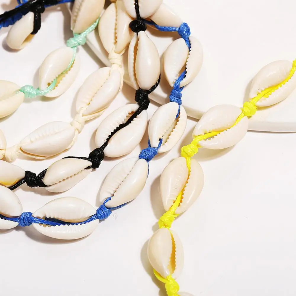 New Handmade Natural Seashell Hand Knit Bracelet Shells Bracelets Women Accessories Beaded Strand Bracelet
New Handmade Natural Seashell Hand Knit Bracelet Shells Bracelets Women Accessories Beaded Strand Bracelet