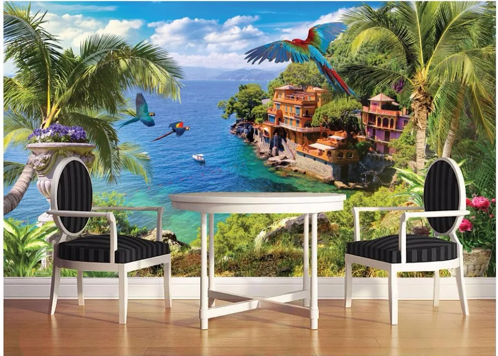 Custom mural 3d photo wallpaper Blue coast coconut flowers and birds of the Mediterranean3d wall murals wallpaper for walls 3 d
Custom mural 3d photo wallpaper Blue coast coconut flowers and birds of the Mediterranean3d wall murals wallpaper for walls 3 d