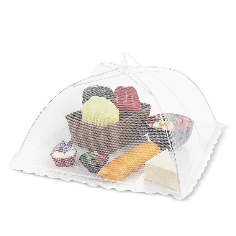 Foldable Mesh Umbrella Food Cover Flies Anti Mosquito Net Food Cover Picnic Barbecue Resistant Lace Kitchen Dish Food Cover Net
Foldable Mesh Umbrella Food Cover Flies Anti Mosquito Net Food Cover Picnic Barbecue Resistant Lace Kitchen Dish Food Cover Net