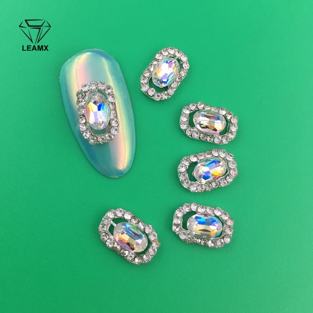 LEAMX 10pcs/pack New High Quality AB Rhinestone Alloy Nail Art Decorations Glitter Charm 3D Nail Jewelry DIY Manicure Supplies
LEAMX 10pcs/pack New High Quality AB Rhinestone Alloy Nail Art Decorations Glitter Charm 3D Nail Jewelry DIY Manicure Supplies