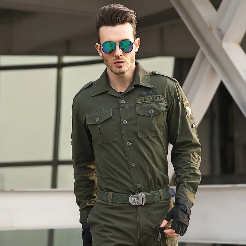 Outdoor Army Lapel Hiking Tactical Shirt Men Long Sleeve Casual Camouflage Shirt Training Camping Trekking Fishing Sports Shirts
Outdoor Army Lapel Hiking Tactical Shirt Men Long Sleeve Casual Camouflage Shirt Training Camping Trekking Fishing Sports Shirts
