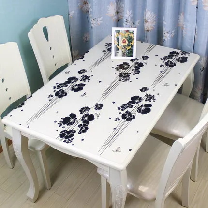 PVC waterproof tablecloths soft glass table mat coffee tablecover dining table pad oilproof black flower table cloth
PVC waterproof tablecloths soft glass table mat coffee tablecover dining table pad oilproof black flower table cloth