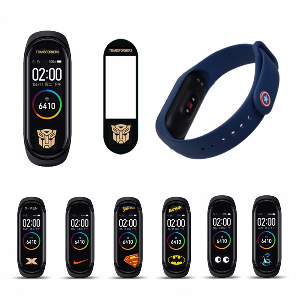 2Pcs Screen Protector film For Xiaomi Mi Band 4 Strap For Mi Band 4 Bracelet For Xiaomi Band 4 Nfc Silicone Avengers Wrist Strap
2Pcs Screen Protector film For Xiaomi Mi Band 4 Strap For Mi Band 4 Bracelet For Xiaomi Band 4 Nfc Silicone Avengers Wrist Strap