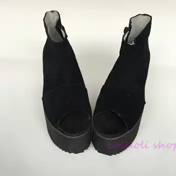 Princess Punk shoes Big shoes special custom an*tai*na* thick black bottom side zipper shoes custom high platform shoes an1382
Princess Punk shoes Big shoes special custom an*tai*na* thick black bottom side zipper shoes custom high platform shoes an1382