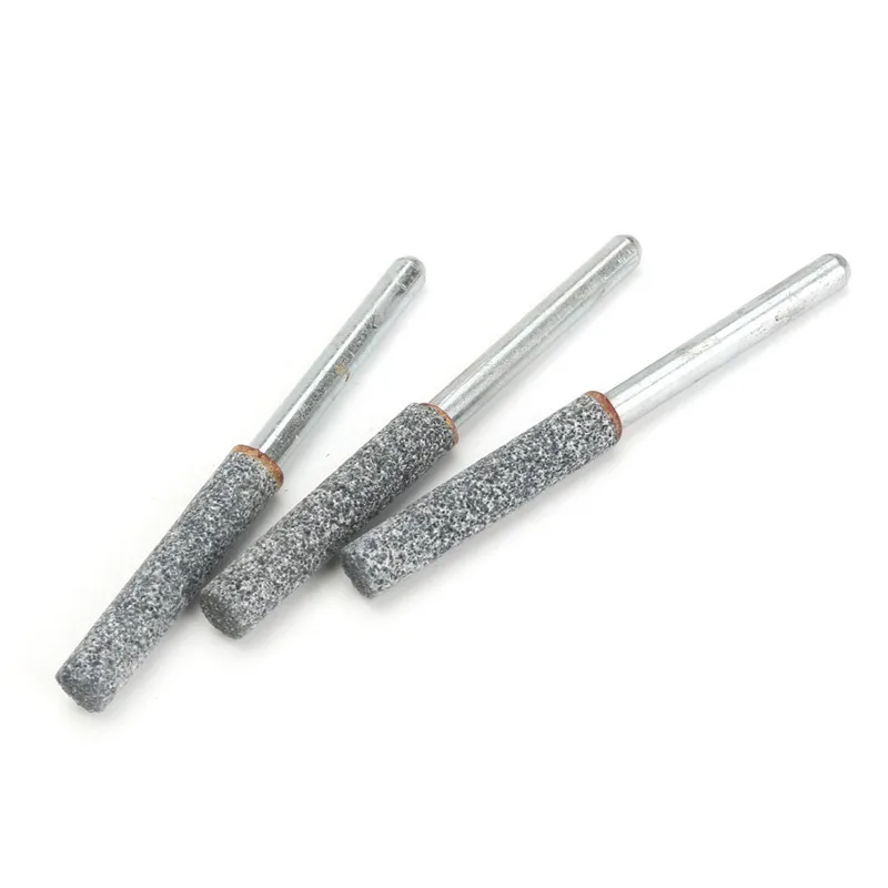 

3pcs/Set 3/16" 4.8mm Diamond Chainsaw Sharpener Burr Stone File Chain Saw Metal Polishing Electric Grinding Drill Bit