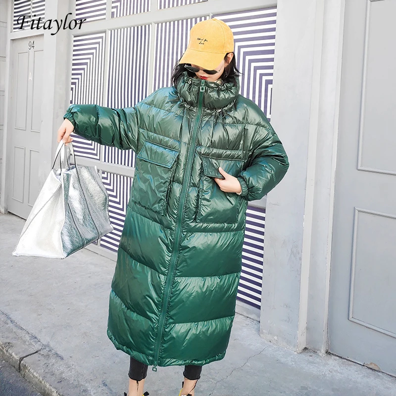 Fitaylor Winter Long Jackets Women 90% White Duck Down Parkas Down Jacket Women Stand Collar Coats Warm Casual Snow Outwear
Fitaylor Winter Long Jackets Women 90% White Duck Down Parkas Down Jacket Women Stand Collar Coats Warm Casual Snow Outwear