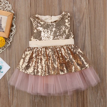 Kids Baby Girl Sequins Back Big Bowknot Dresses Sleeveless Gold Rose Red Princess Party Dress Ball Gown Formal Tutu Tulle Dress
Kids Baby Girl Sequins Back Big Bowknot Dresses Sleeveless Gold Rose Red Princess Party Dress Ball Gown Formal Tutu Tulle Dress