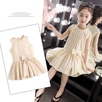 girls dress Summer Baby Girls clothes Fashion Striped Pattern Sleeveless Dress Kids vestidos Pageant Sundress
girls dress Summer Baby Girls clothes Fashion Striped Pattern Sleeveless Dress Kids vestidos Pageant Sundress