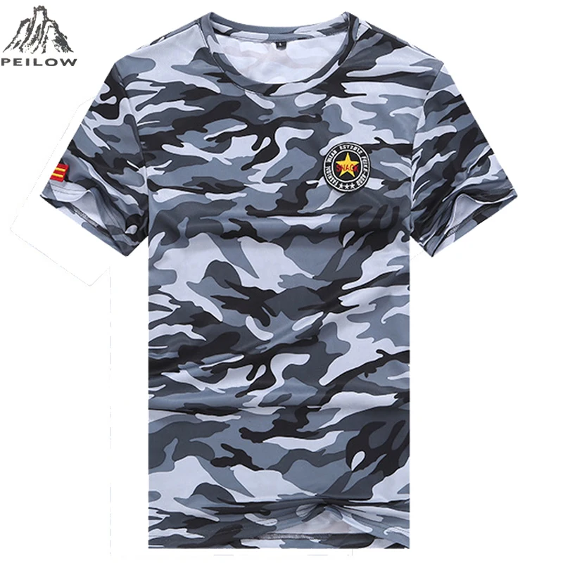 PEILOW big size M~6XL,7XL,8XLCamouflage Shirt Quick Dry Breathable military army Tactical T-shirt Mens Compression T Shirts
PEILOW big size M~6XL,7XL,8XLCamouflage Shirt Quick Dry Breathable military army Tactical T-shirt Mens Compression T Shirts